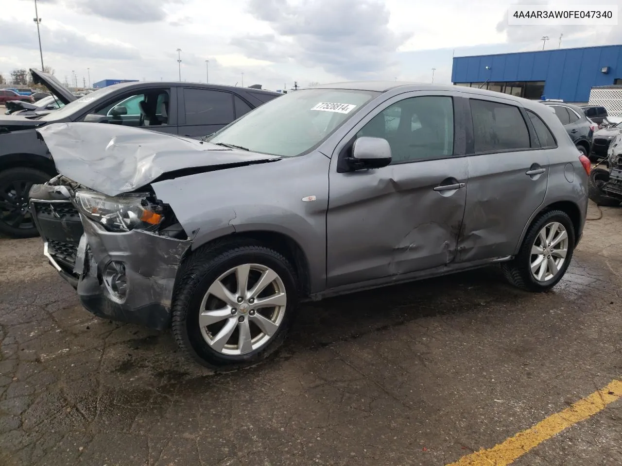 2015 Mitsubishi Outlander Sport Es VIN: 4A4AR3AW0FE047340 Lot: 77528814