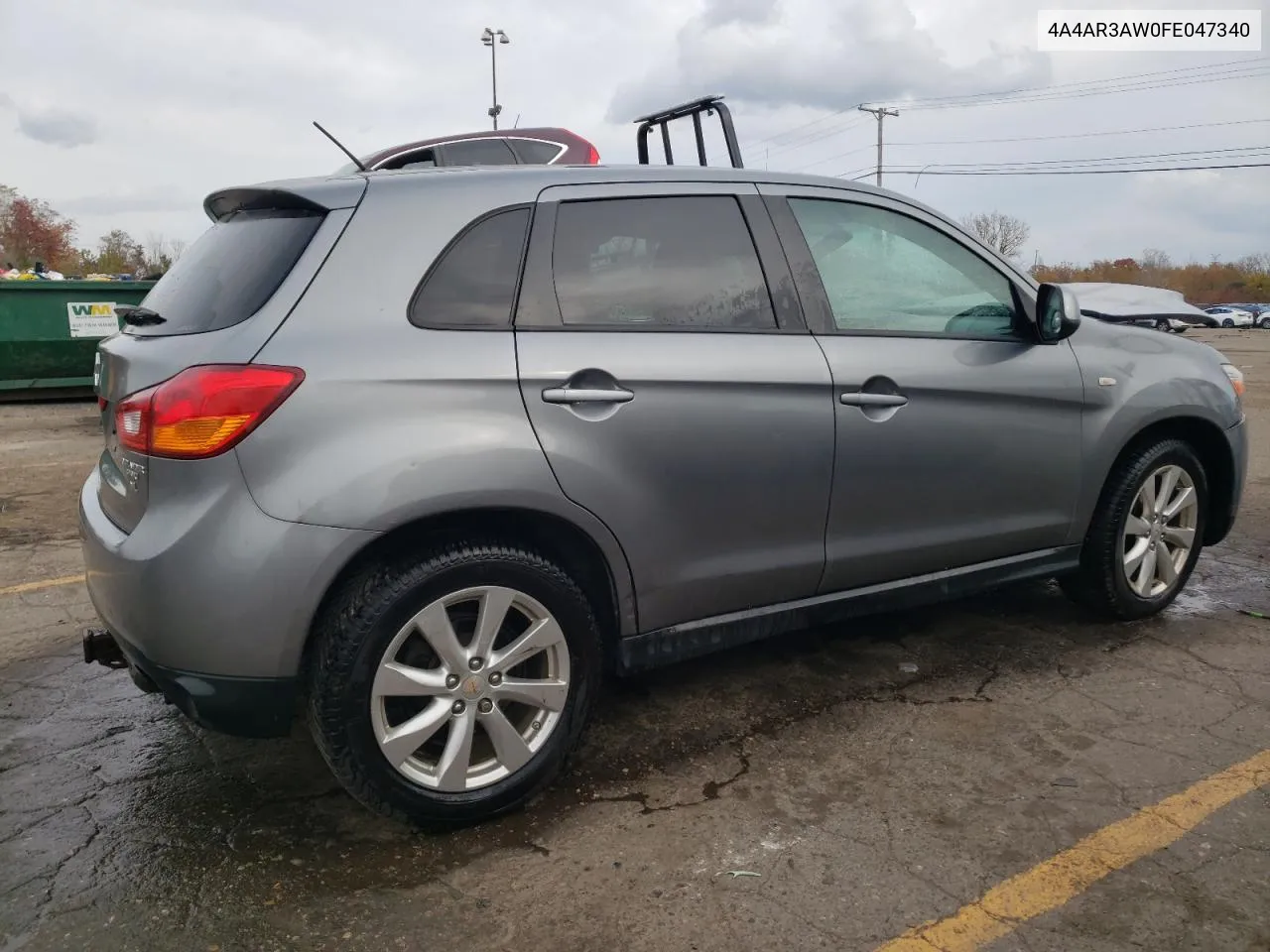 2015 Mitsubishi Outlander Sport Es VIN: 4A4AR3AW0FE047340 Lot: 77528814