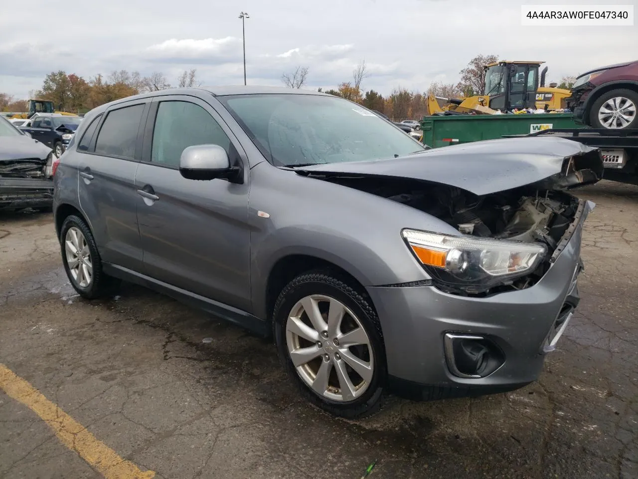 2015 Mitsubishi Outlander Sport Es VIN: 4A4AR3AW0FE047340 Lot: 77528814