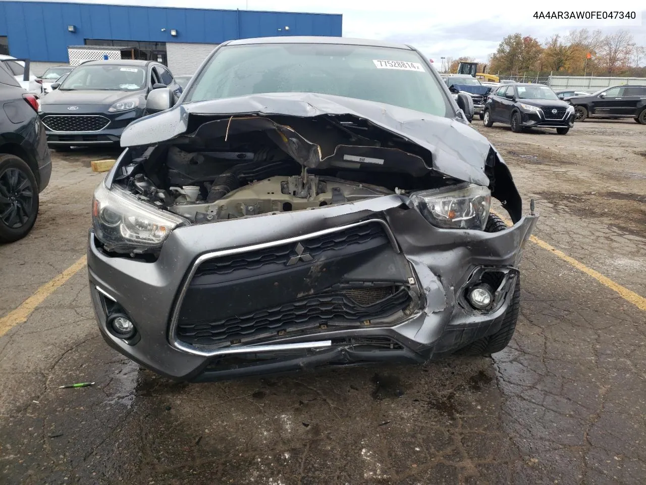 2015 Mitsubishi Outlander Sport Es VIN: 4A4AR3AW0FE047340 Lot: 77528814