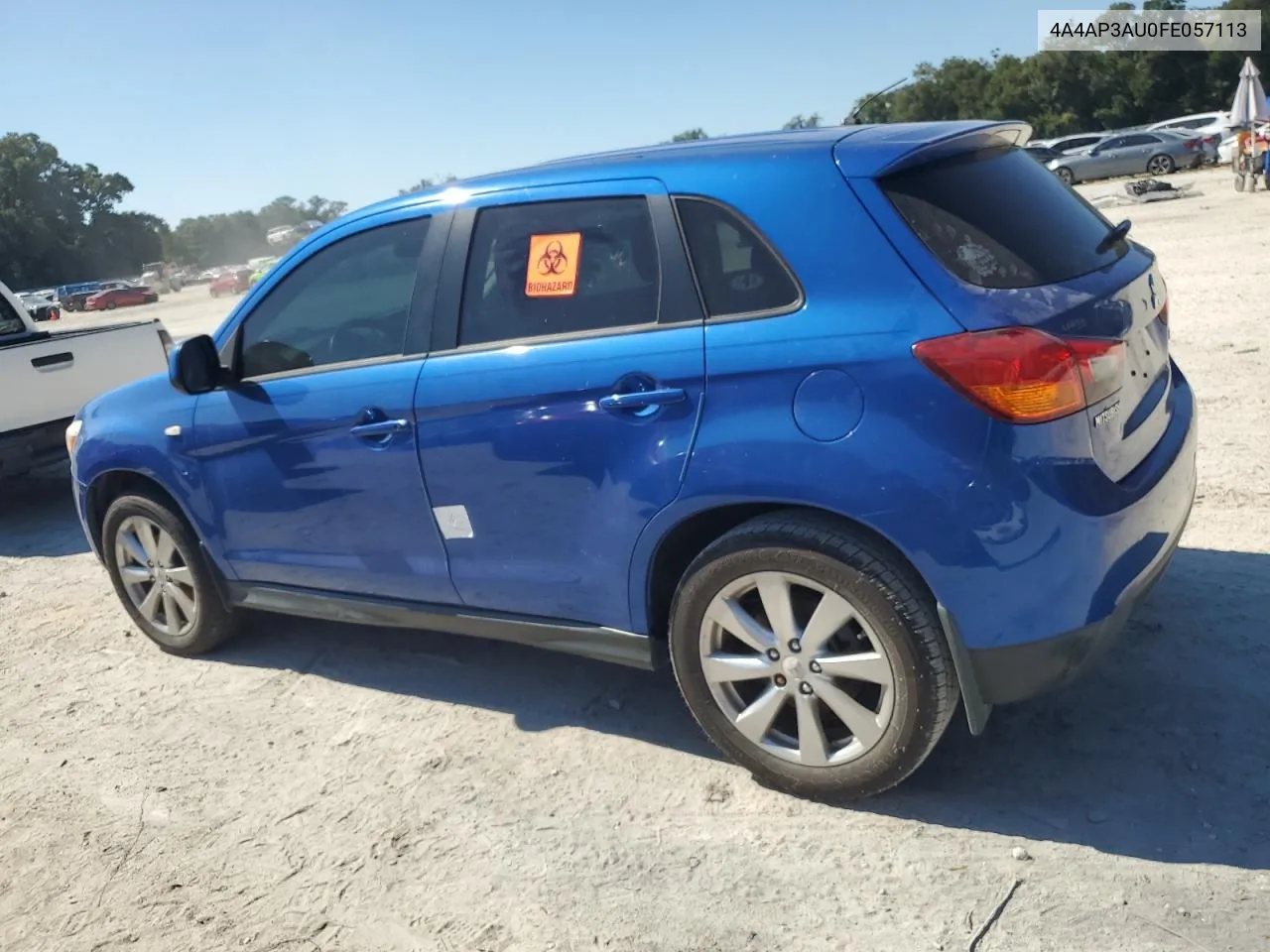 2015 Mitsubishi Outlander Sport Es VIN: 4A4AP3AU0FE057113 Lot: 77700484