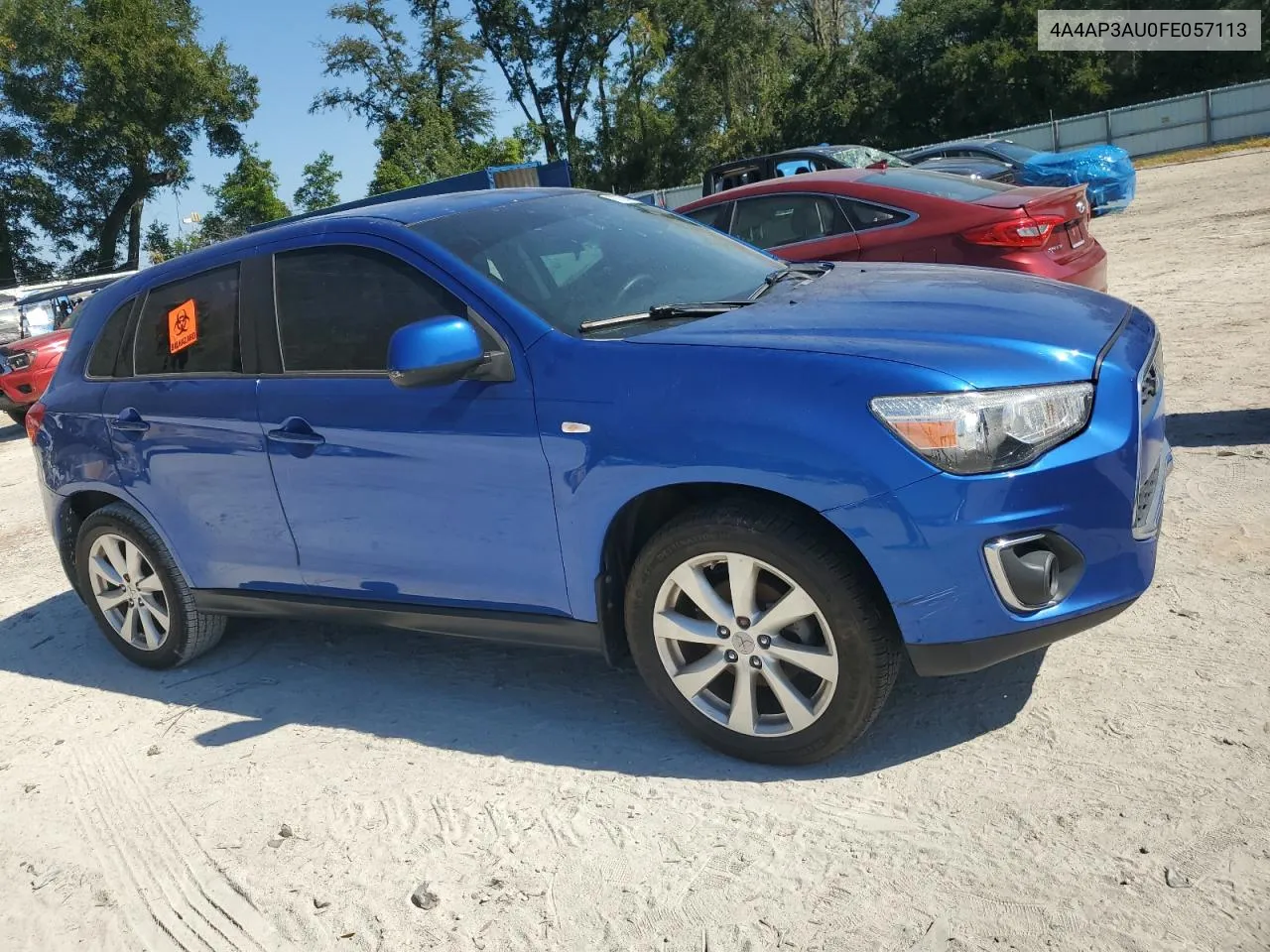 2015 Mitsubishi Outlander Sport Es VIN: 4A4AP3AU0FE057113 Lot: 77700484