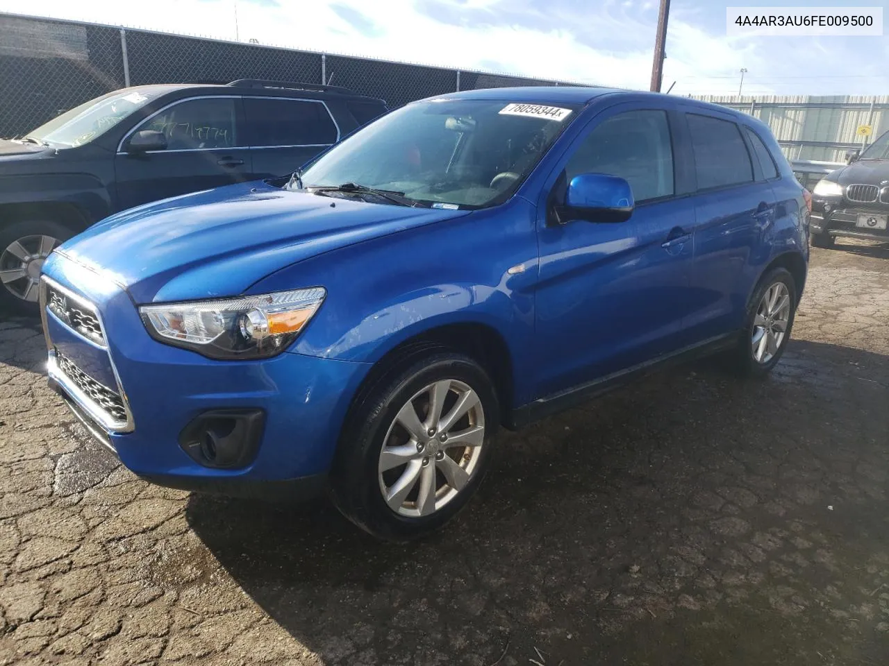 2015 Mitsubishi Outlander Sport Es VIN: 4A4AR3AU6FE009500 Lot: 78059344