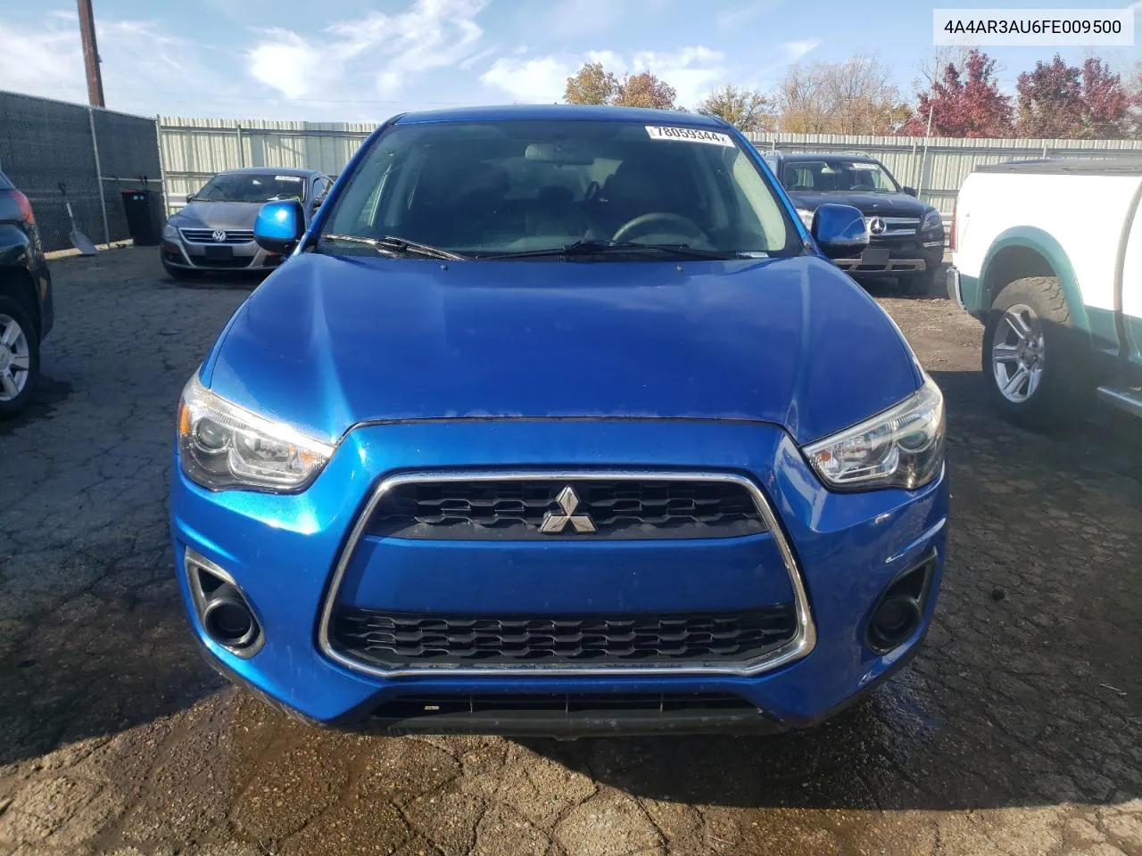 2015 Mitsubishi Outlander Sport Es VIN: 4A4AR3AU6FE009500 Lot: 78059344