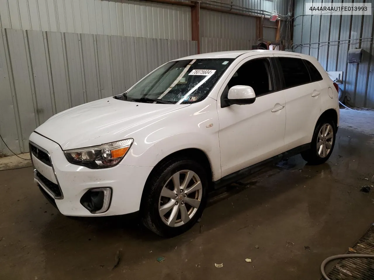 2015 Mitsubishi Outlander Sport Se VIN: 4A4AR4AU1FE013993 Lot: 78075604