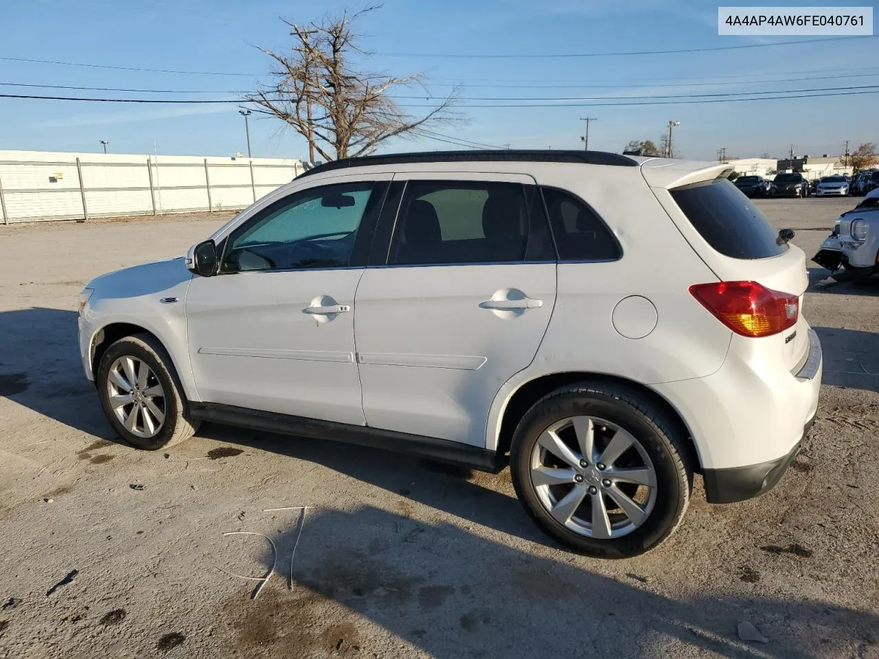 2015 Mitsubishi Outlander Sport Se VIN: 4A4AP4AW6FE040761 Lot: 78376734