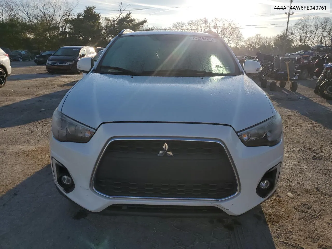 2015 Mitsubishi Outlander Sport Se VIN: 4A4AP4AW6FE040761 Lot: 78376734