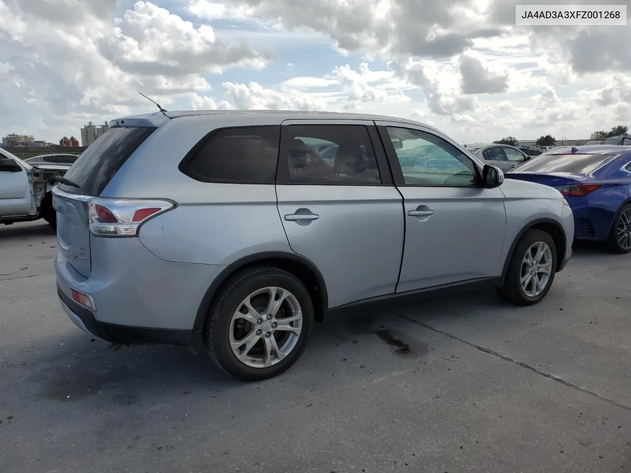 2015 Mitsubishi Outlander Se VIN: JA4AD3A3XFZ001268 Lot: 78650844