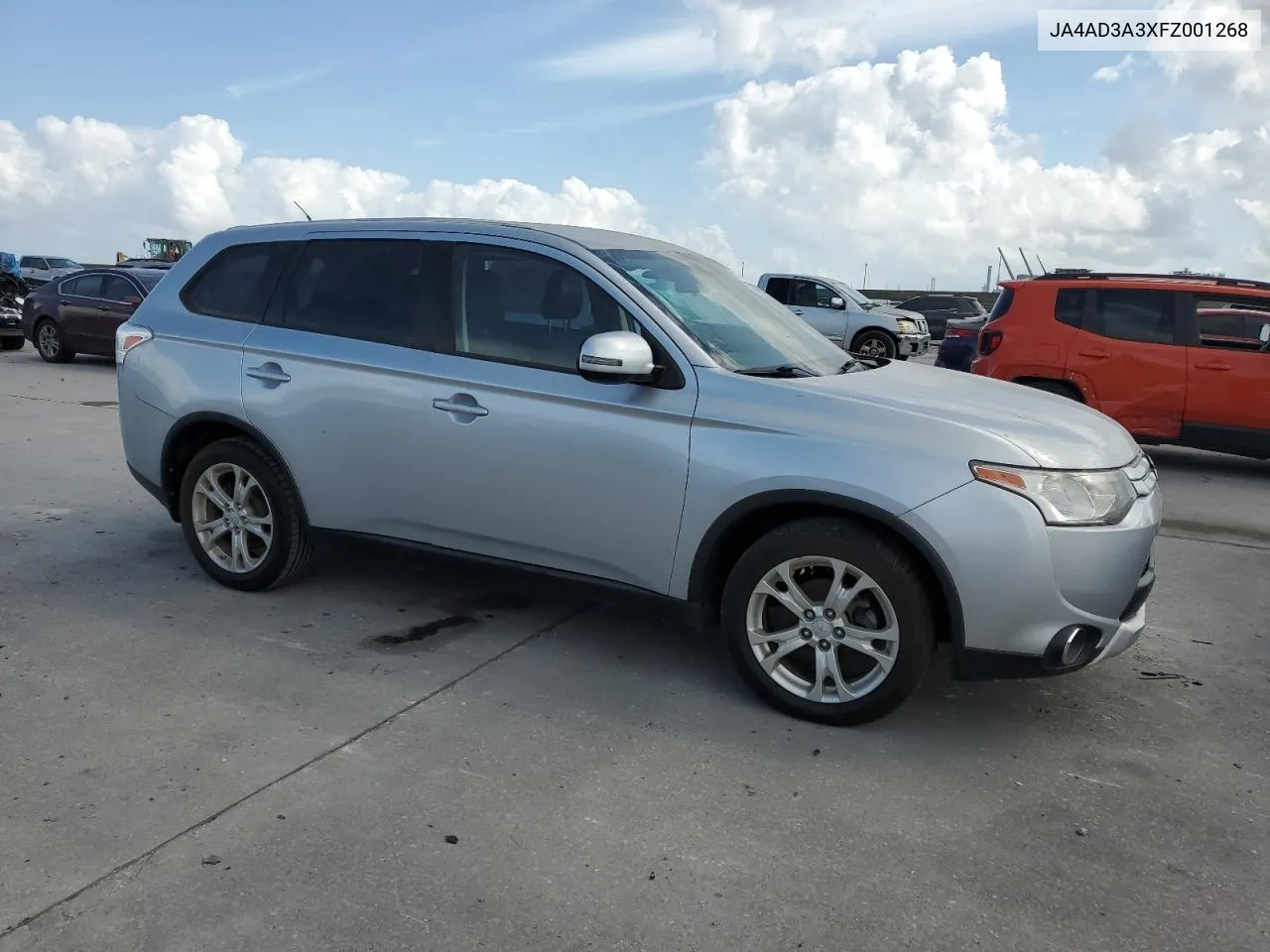 2015 Mitsubishi Outlander Se VIN: JA4AD3A3XFZ001268 Lot: 78650844