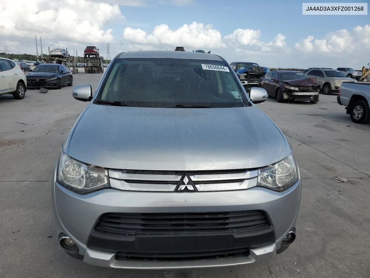 2015 Mitsubishi Outlander Se VIN: JA4AD3A3XFZ001268 Lot: 78650844