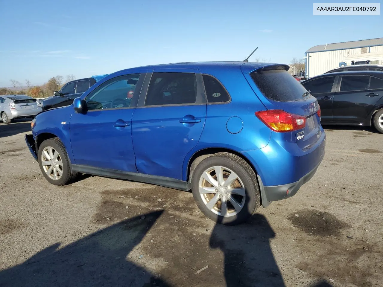 2015 Mitsubishi Outlander Sport Es VIN: 4A4AR3AU2FE040792 Lot: 79235054