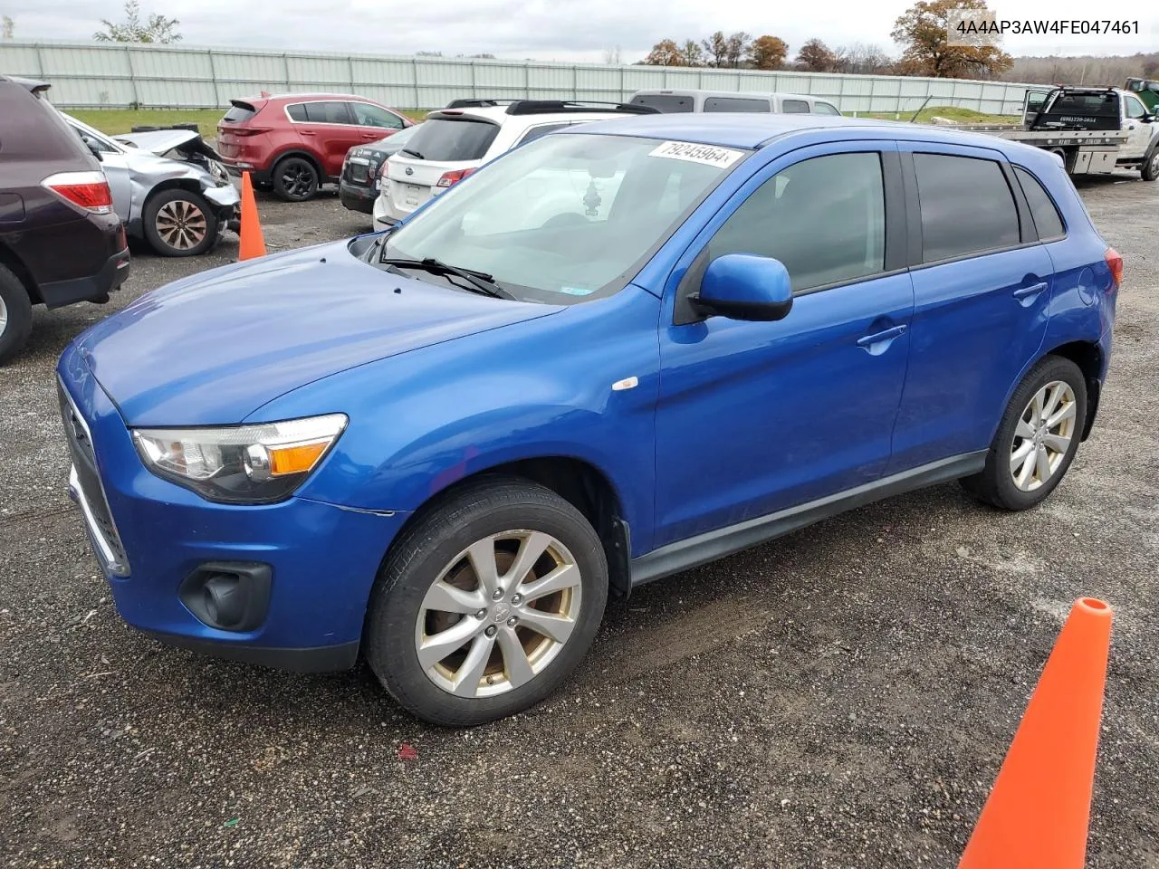 2015 Mitsubishi Outlander Sport Es VIN: 4A4AP3AW4FE047461 Lot: 79245964