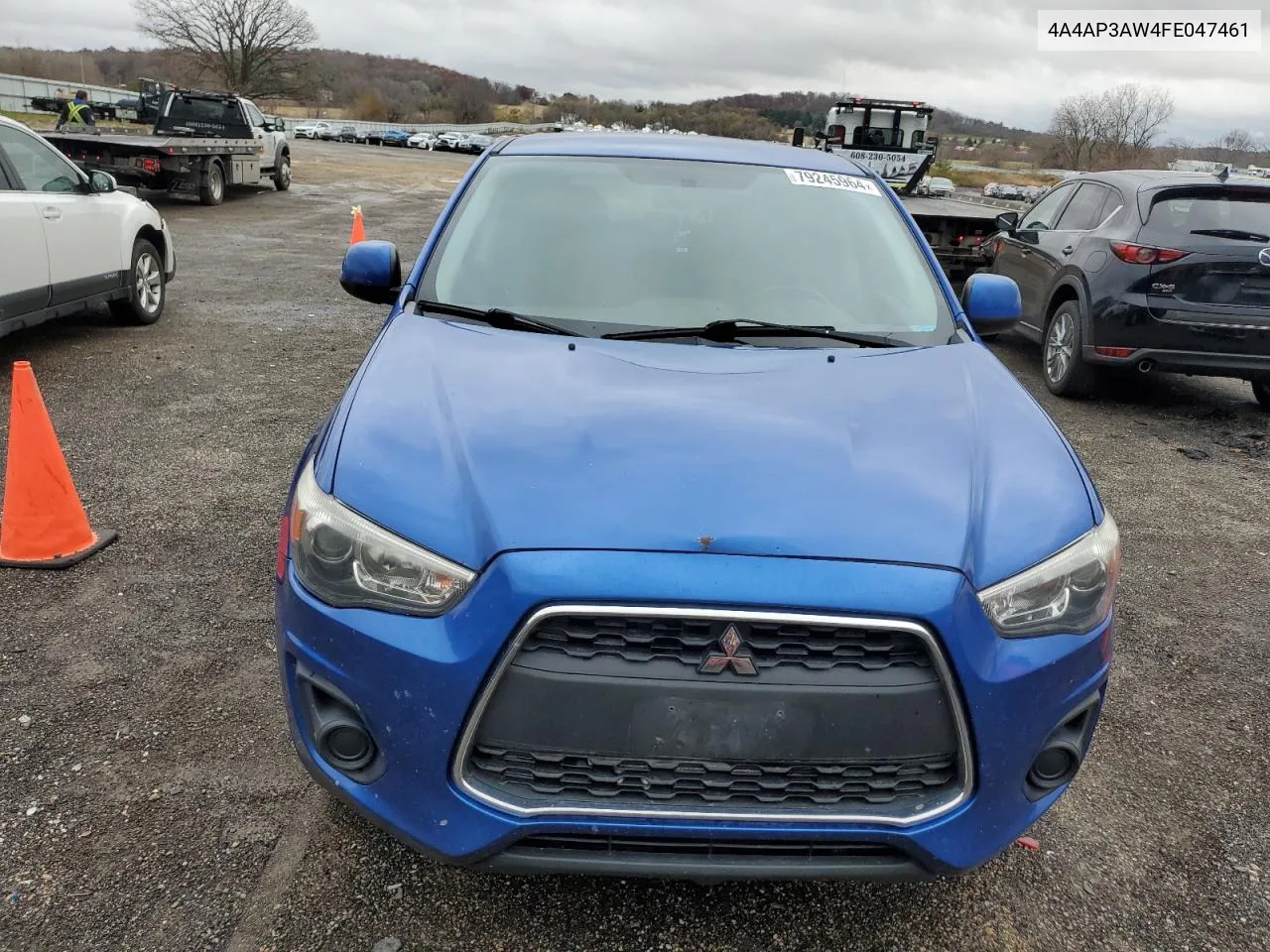 2015 Mitsubishi Outlander Sport Es VIN: 4A4AP3AW4FE047461 Lot: 79245964