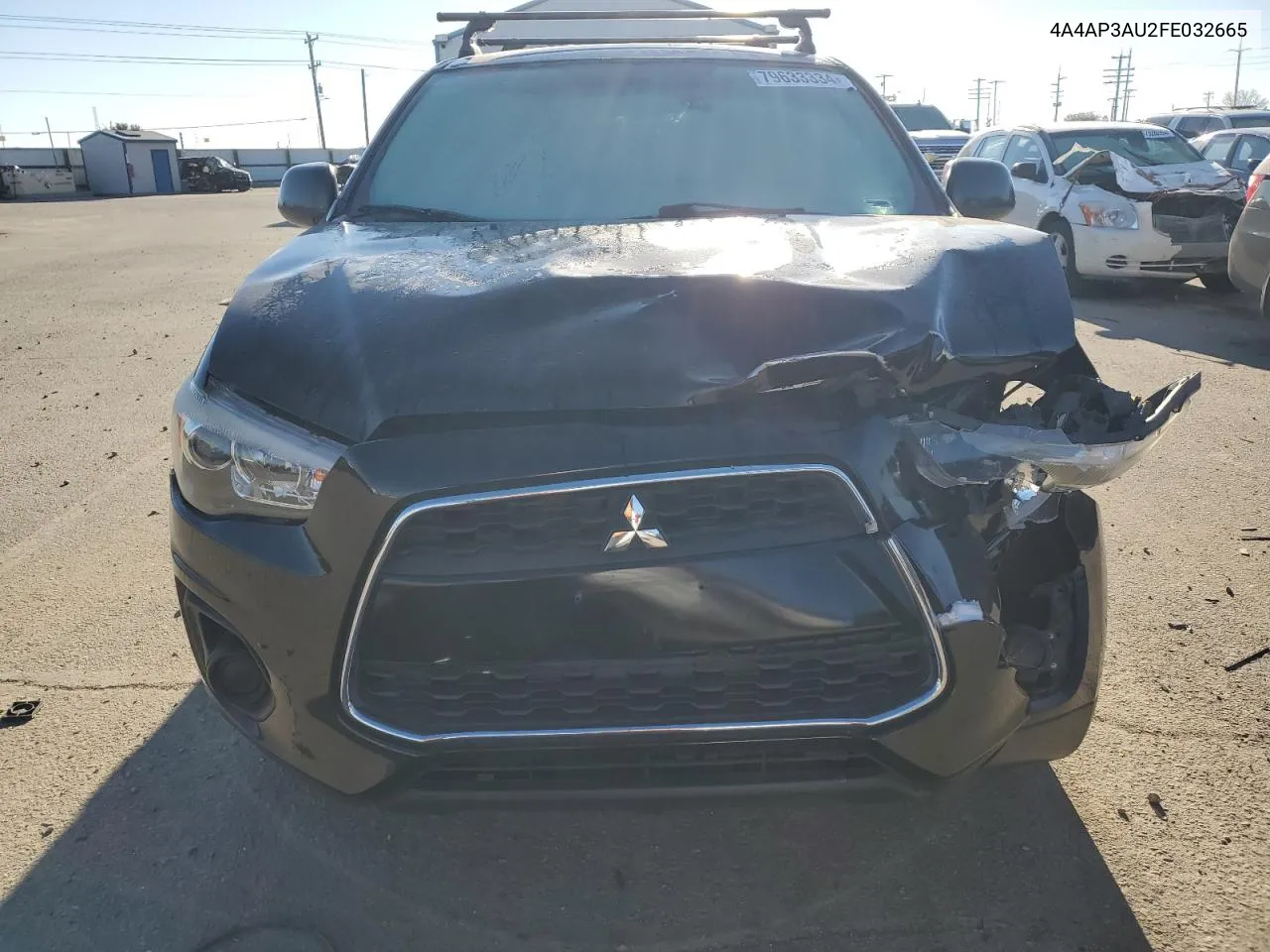 2015 Mitsubishi Outlander Sport Es VIN: 4A4AP3AU2FE032665 Lot: 79633334