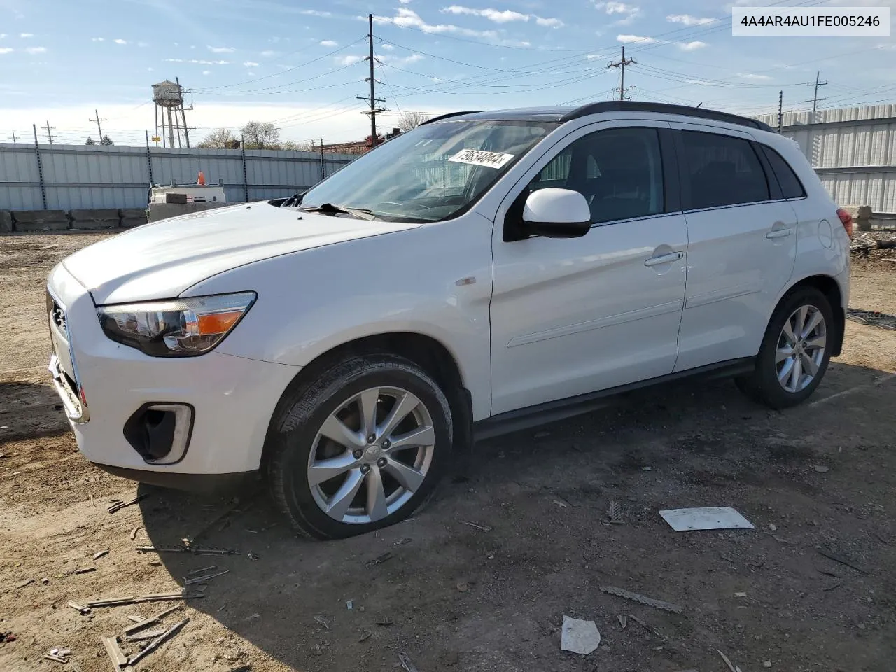 2015 Mitsubishi Outlander Sport Se VIN: 4A4AR4AU1FE005246 Lot: 79634044