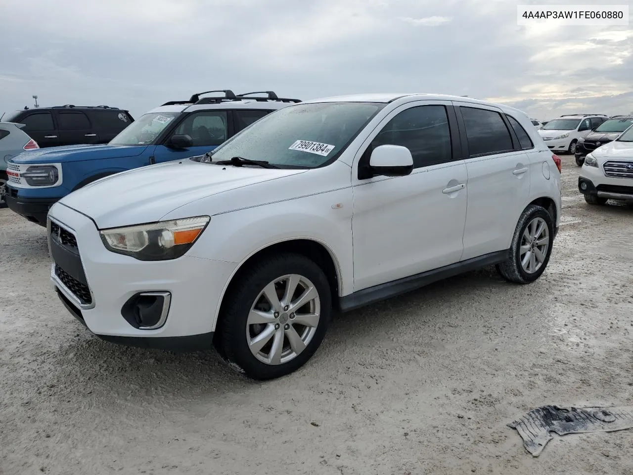 2015 Mitsubishi Outlander Sport Es VIN: 4A4AP3AW1FE060880 Lot: 79901384