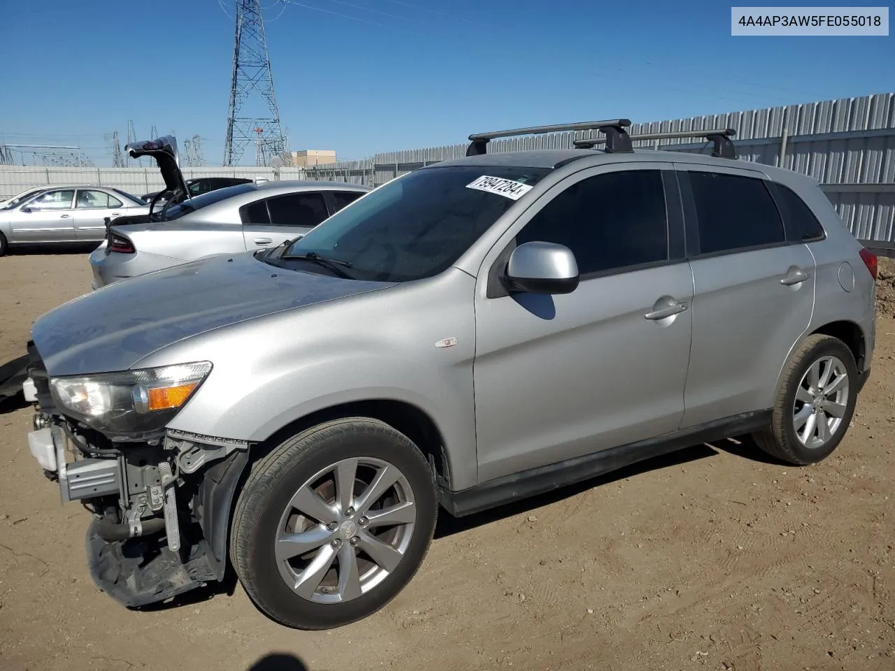 2015 Mitsubishi Outlander Sport Es VIN: 4A4AP3AW5FE055018 Lot: 79947284