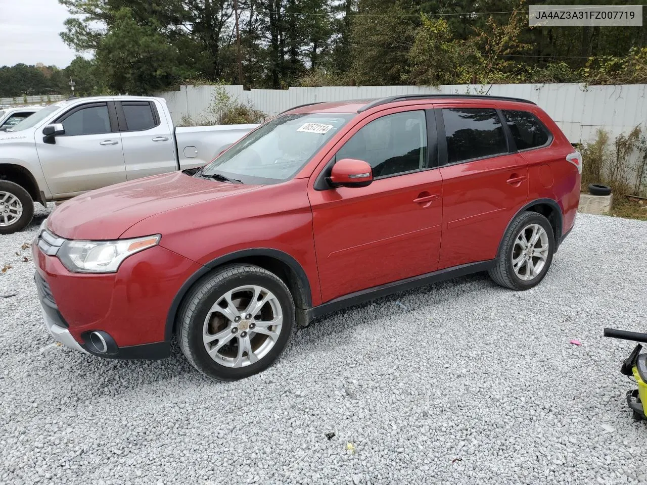 2015 Mitsubishi Outlander Se VIN: JA4AZ3A31FZ007719 Lot: 80572114