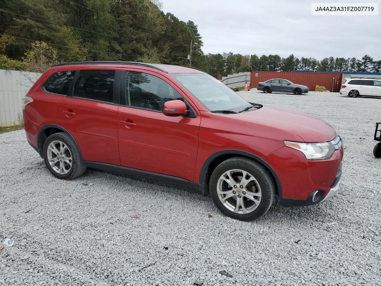 2015 Mitsubishi Outlander Se VIN: JA4AZ3A31FZ007719 Lot: 80572114