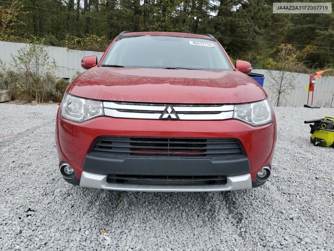 2015 Mitsubishi Outlander Se VIN: JA4AZ3A31FZ007719 Lot: 80572114