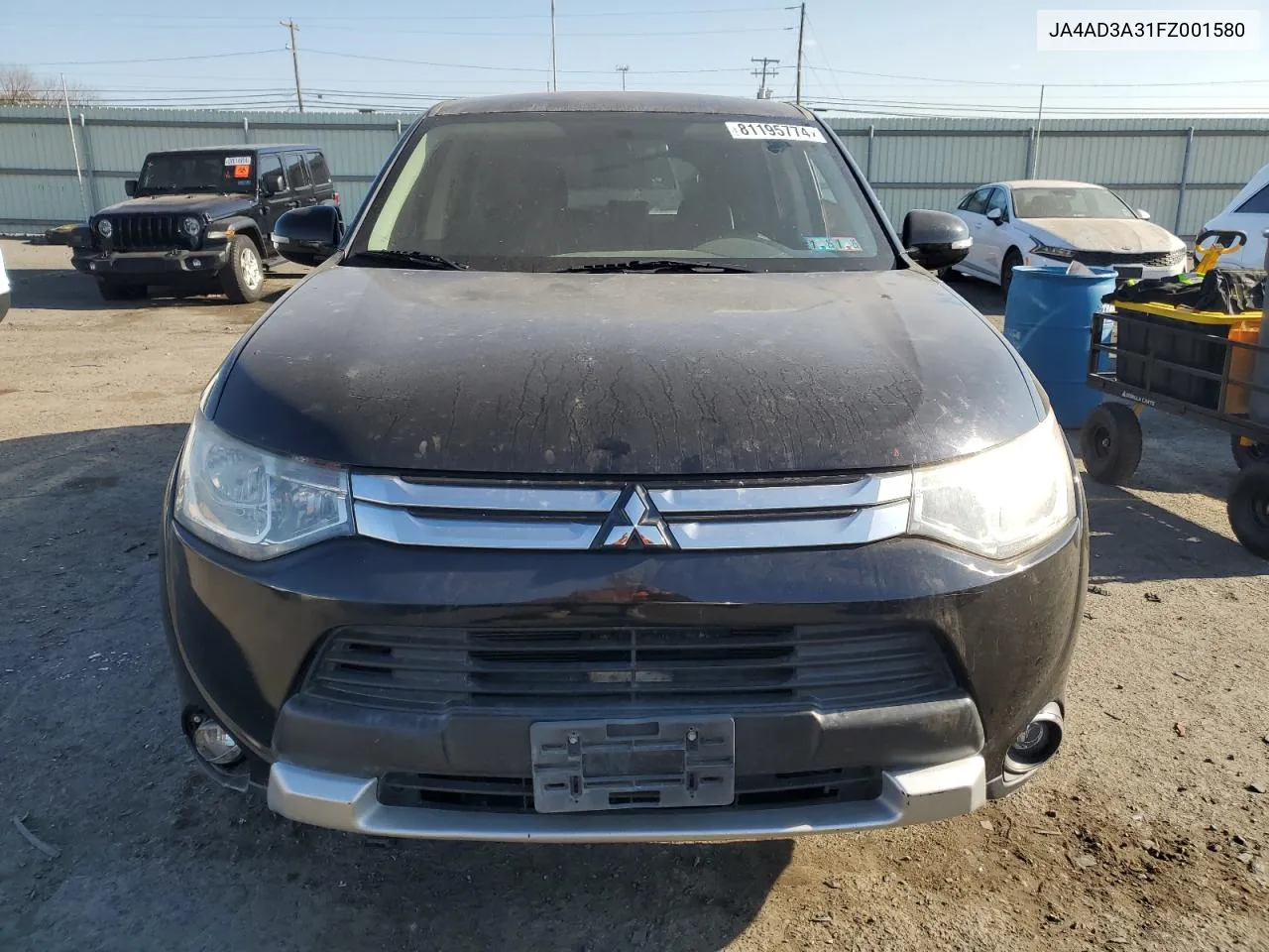 2015 Mitsubishi Outlander Se VIN: JA4AD3A31FZ001580 Lot: 81195774