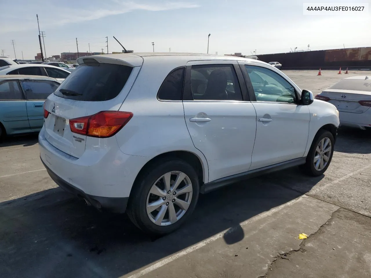 2015 Mitsubishi Outlander Sport Se VIN: 4A4AP4AU3FE016027 Lot: 81638914