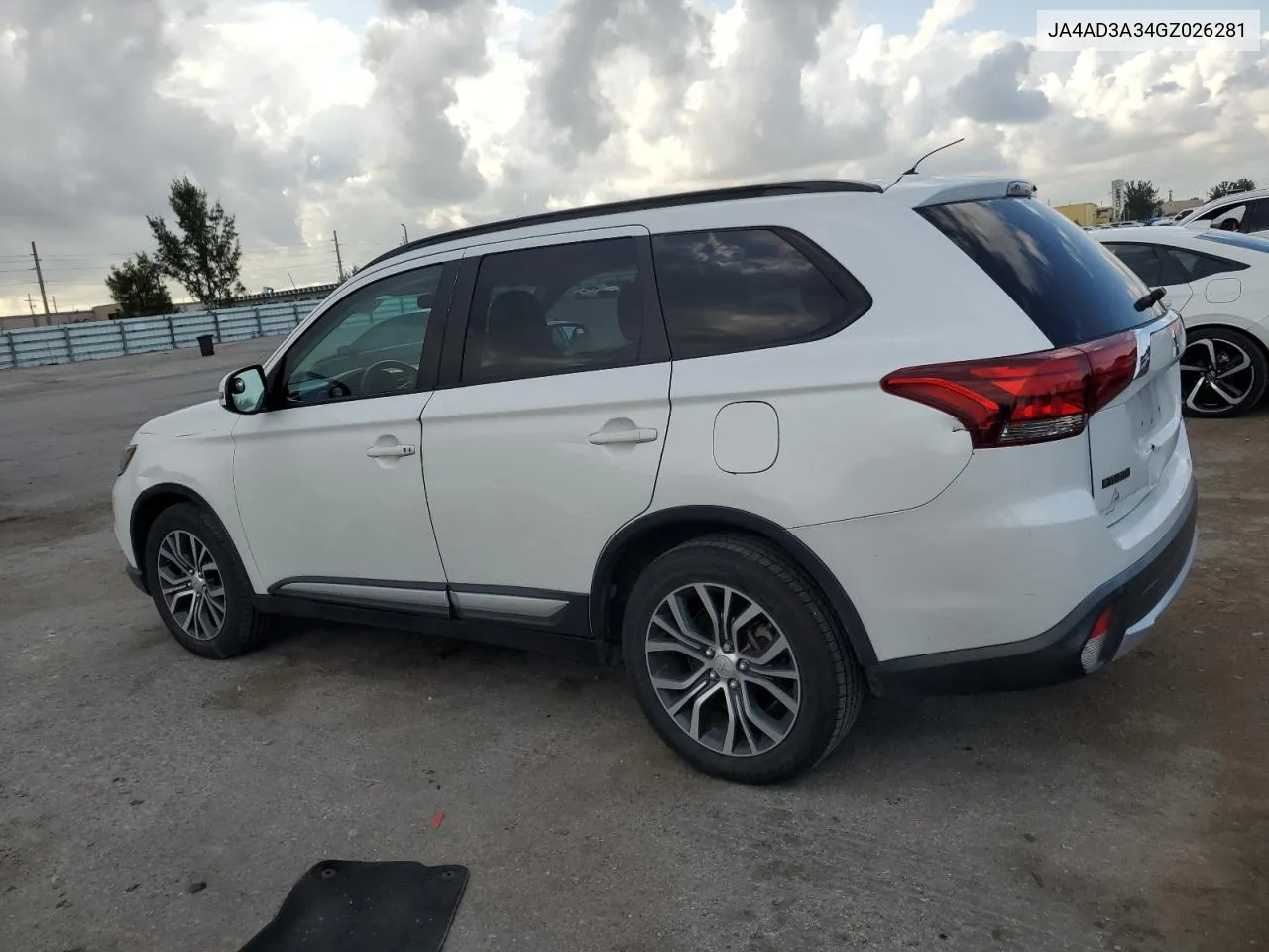 2016 Mitsubishi Outlander Se VIN: JA4AD3A34GZ026281 Lot: 56218144