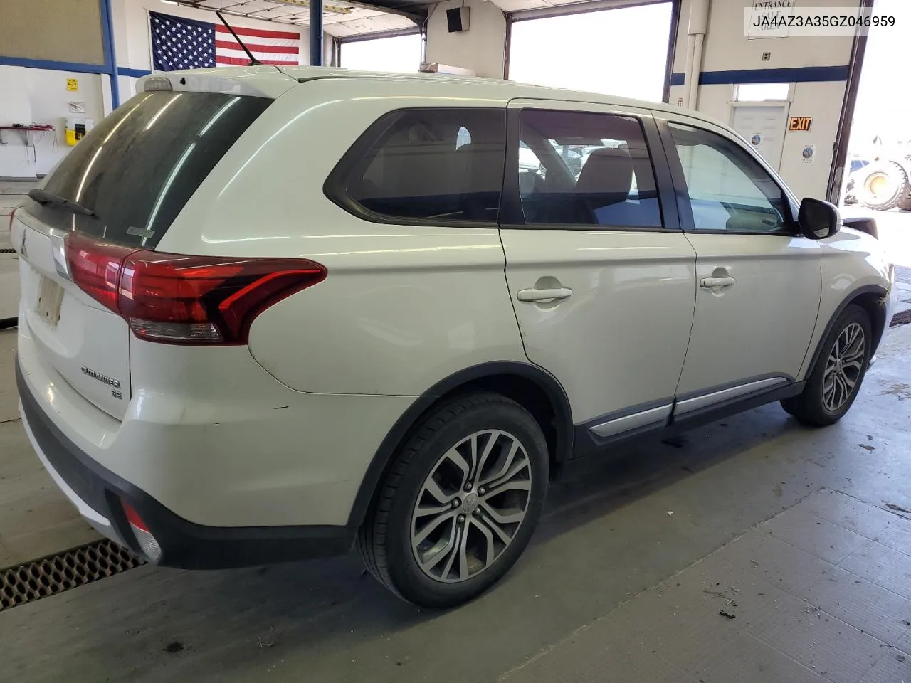 2016 Mitsubishi Outlander Se VIN: JA4AZ3A35GZ046959 Lot: 58716594