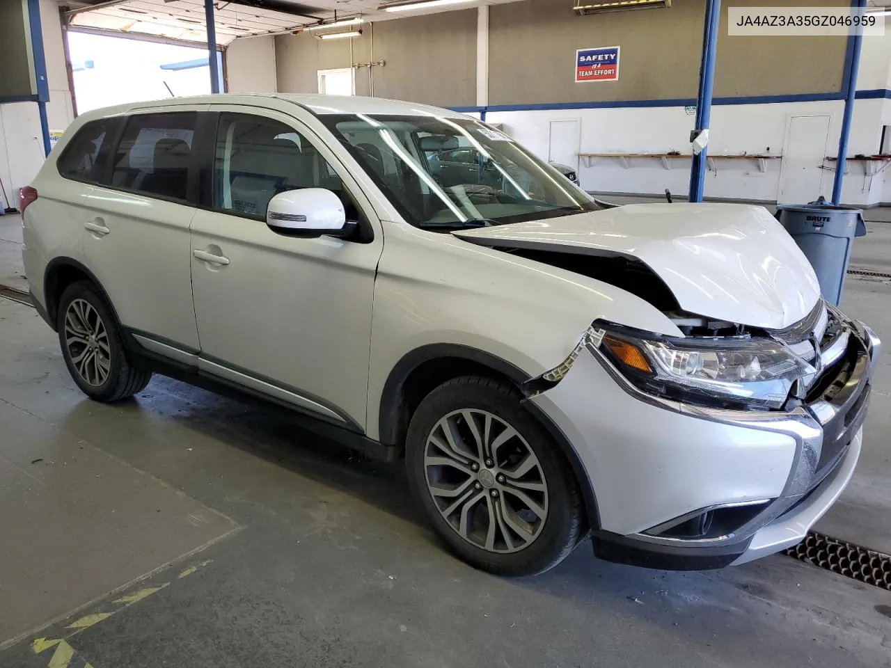 2016 Mitsubishi Outlander Se VIN: JA4AZ3A35GZ046959 Lot: 58716594