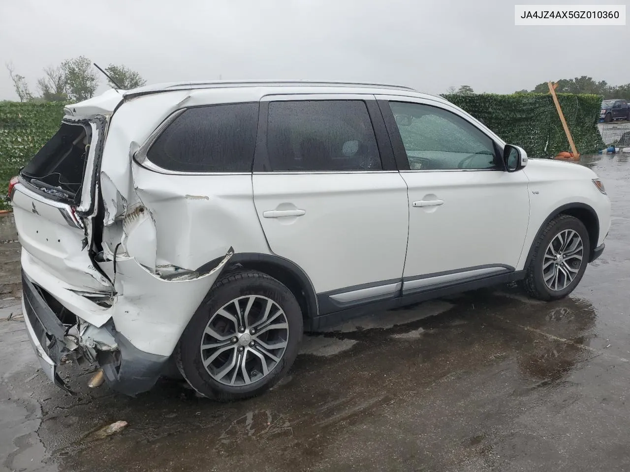 2016 Mitsubishi Outlander Gt VIN: JA4JZ4AX5GZ010360 Lot: 59925454