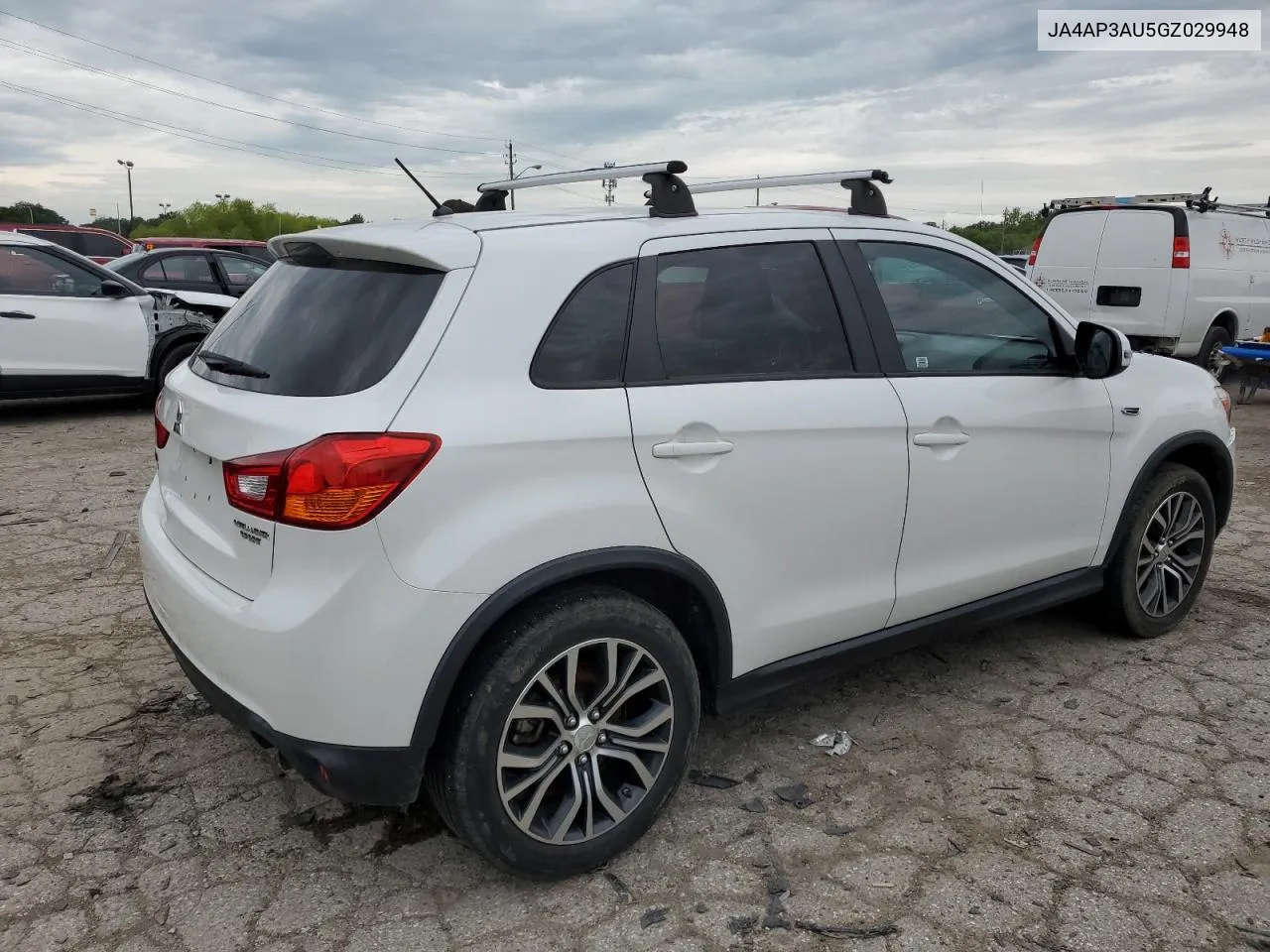 2016 Mitsubishi Outlander Sport Es VIN: JA4AP3AU5GZ029948 Lot: 60745434