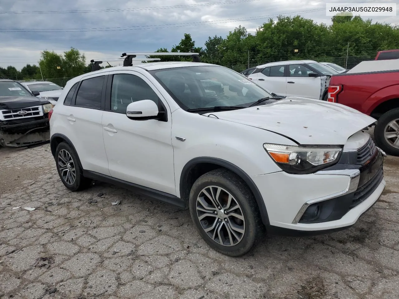 2016 Mitsubishi Outlander Sport Es VIN: JA4AP3AU5GZ029948 Lot: 60745434