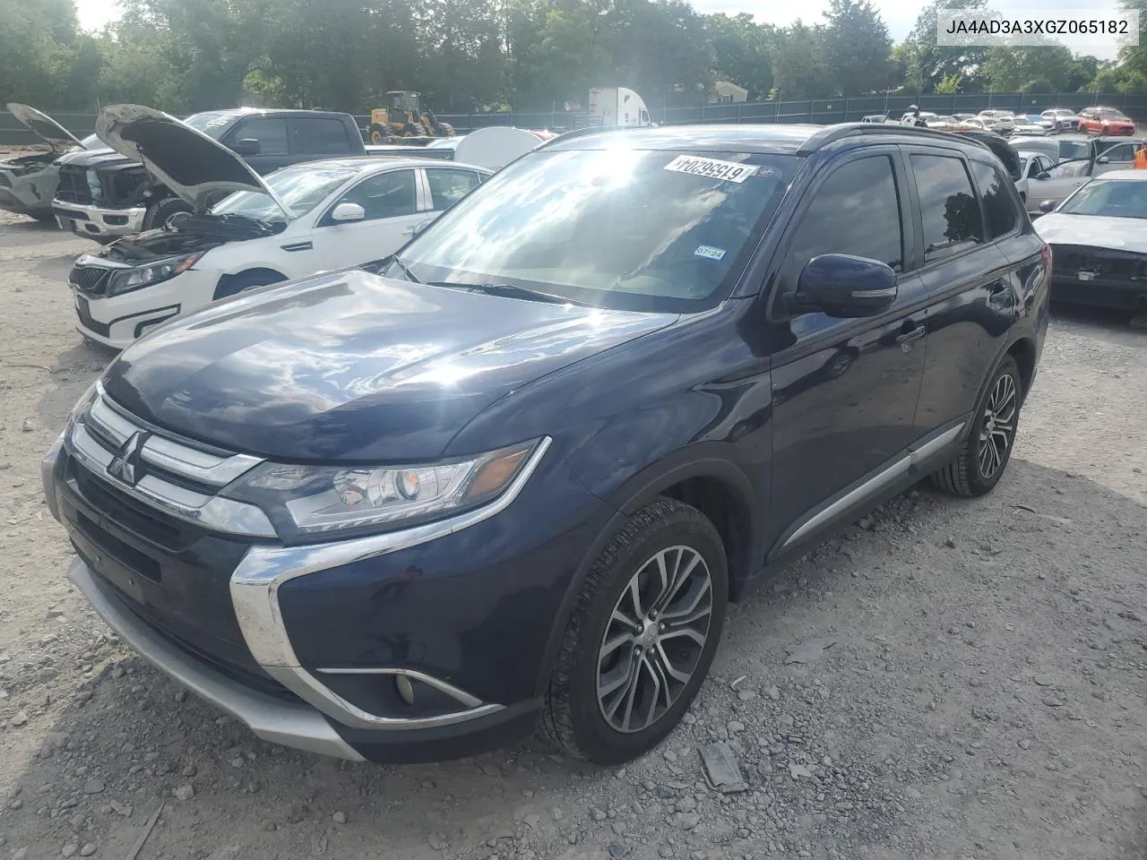 2016 Mitsubishi Outlander Se VIN: JA4AD3A3XGZ065182 Lot: 61556204