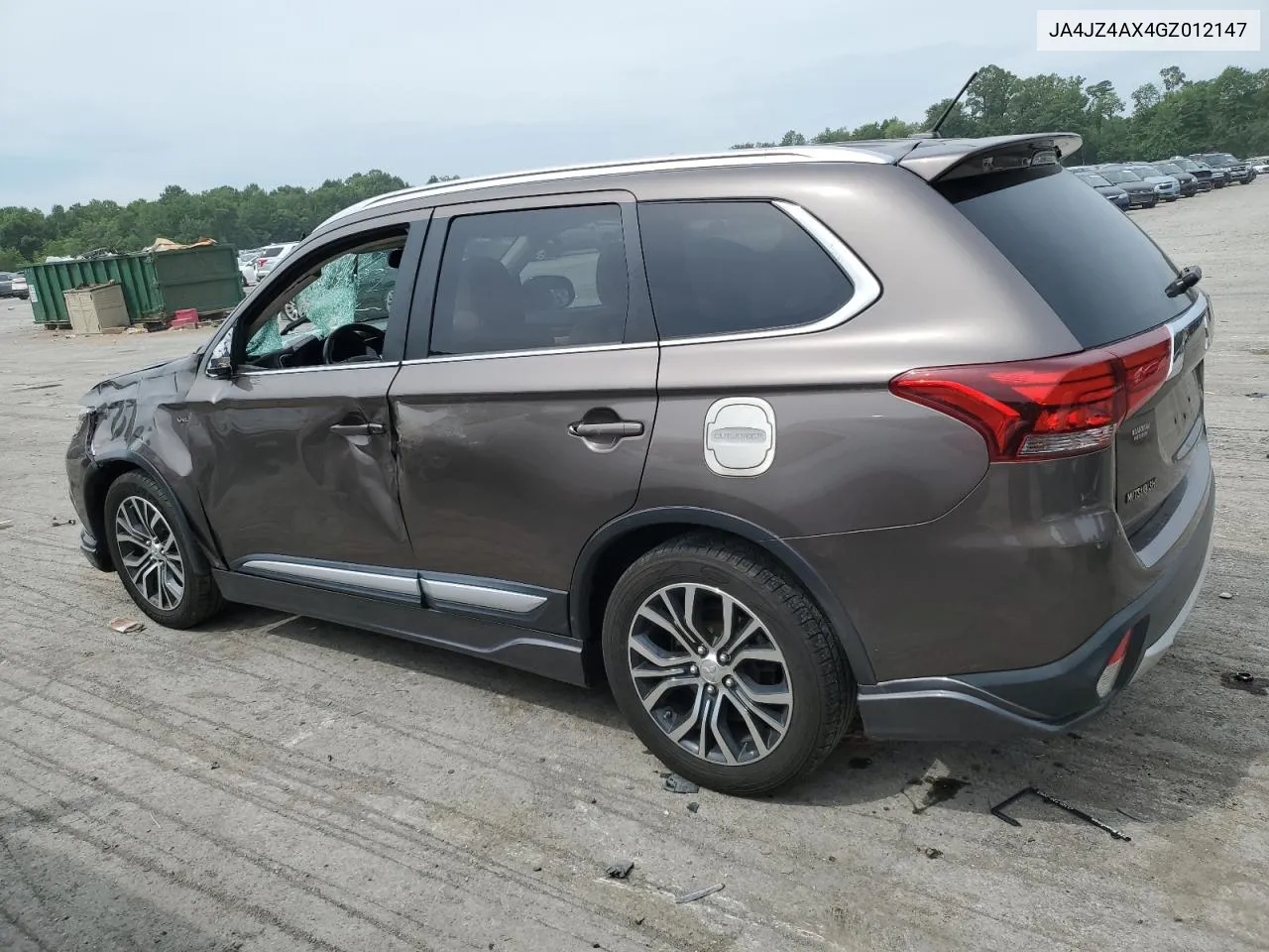 2016 Mitsubishi Outlander Gt VIN: JA4JZ4AX4GZ012147 Lot: 62092744