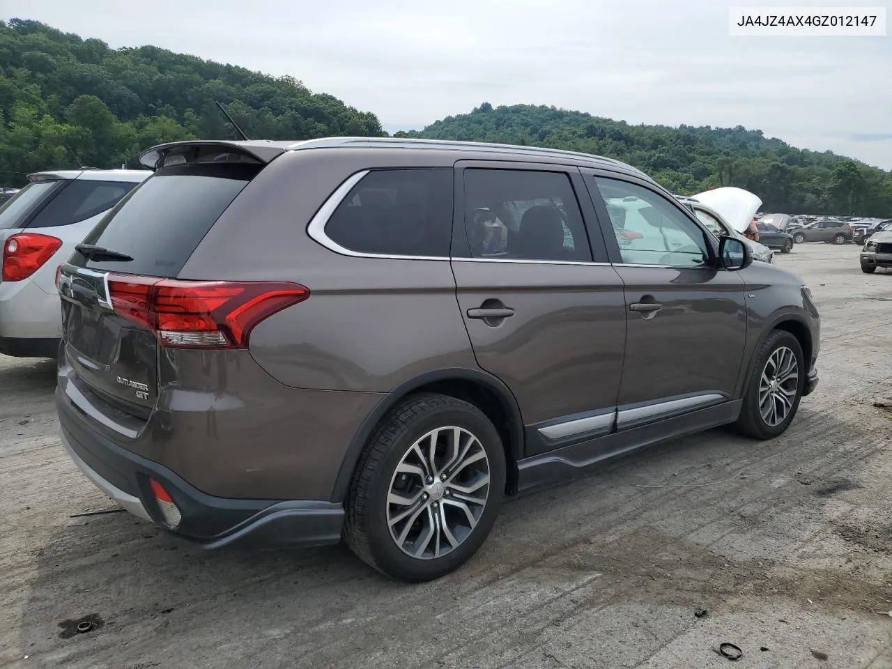 2016 Mitsubishi Outlander Gt VIN: JA4JZ4AX4GZ012147 Lot: 62092744