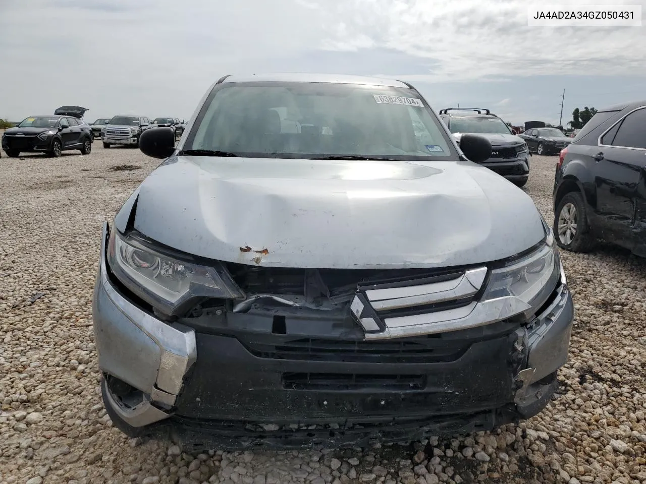 2016 Mitsubishi Outlander Es VIN: JA4AD2A34GZ050431 Lot: 63829704