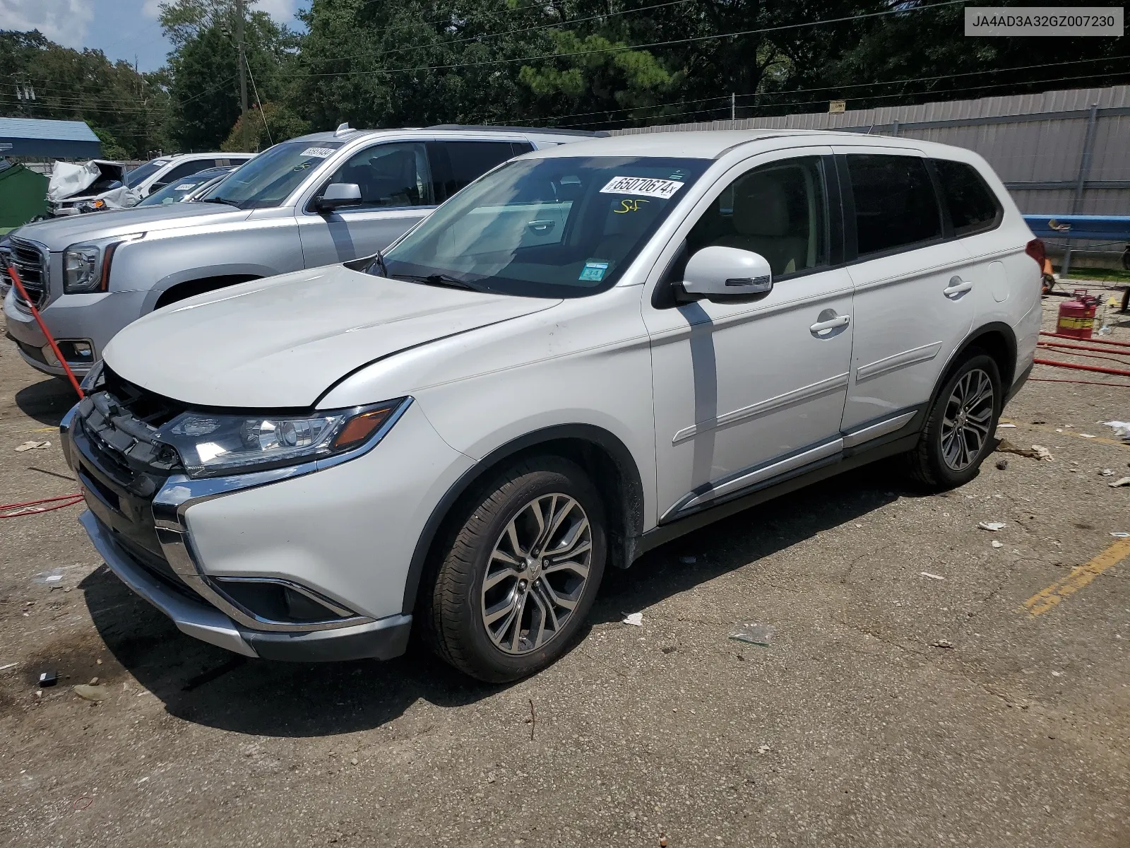 2016 Mitsubishi Outlander Se VIN: JA4AD3A32GZ007230 Lot: 65070674