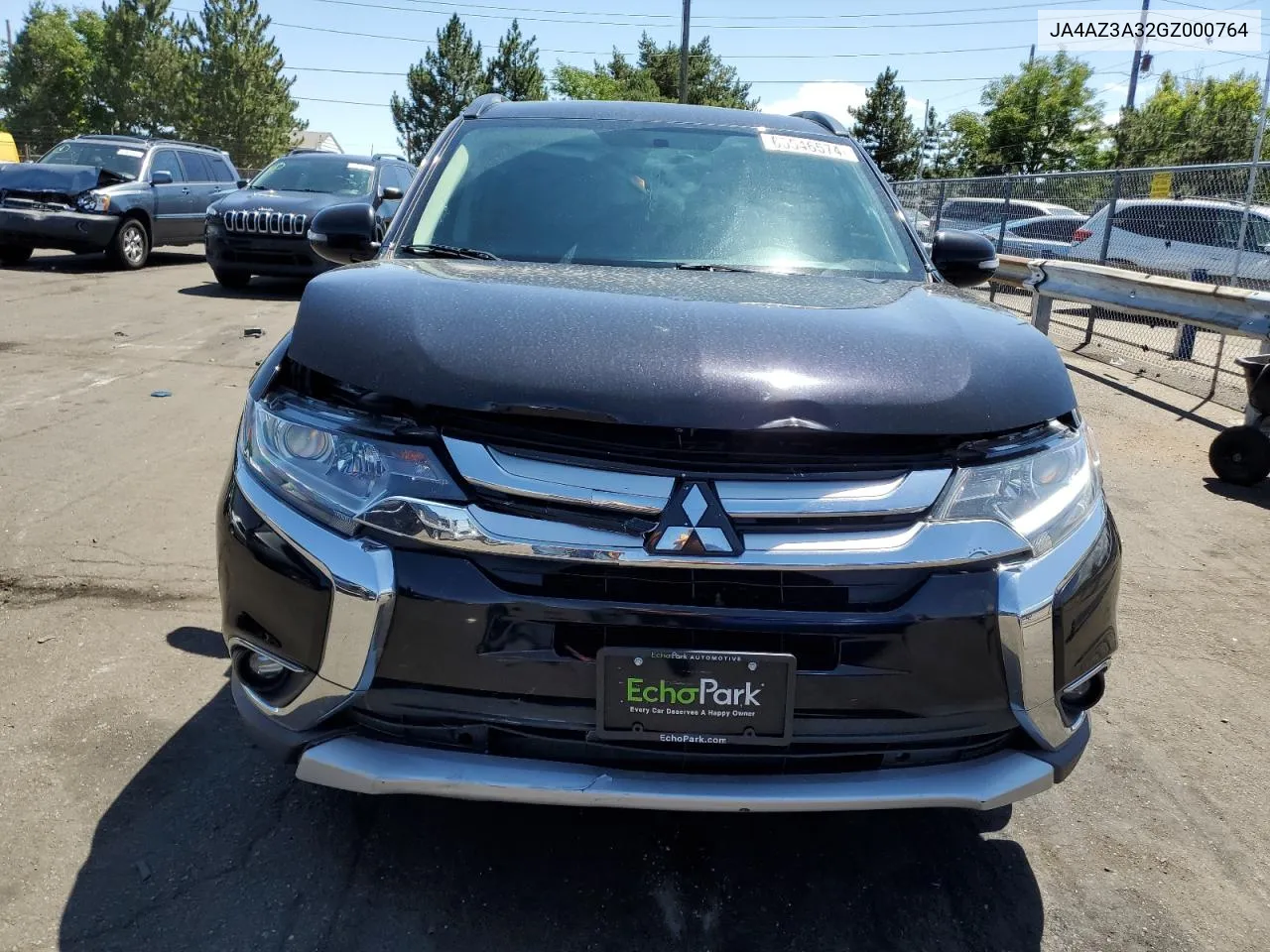 2016 Mitsubishi Outlander Se VIN: JA4AZ3A32GZ000764 Lot: 65546574