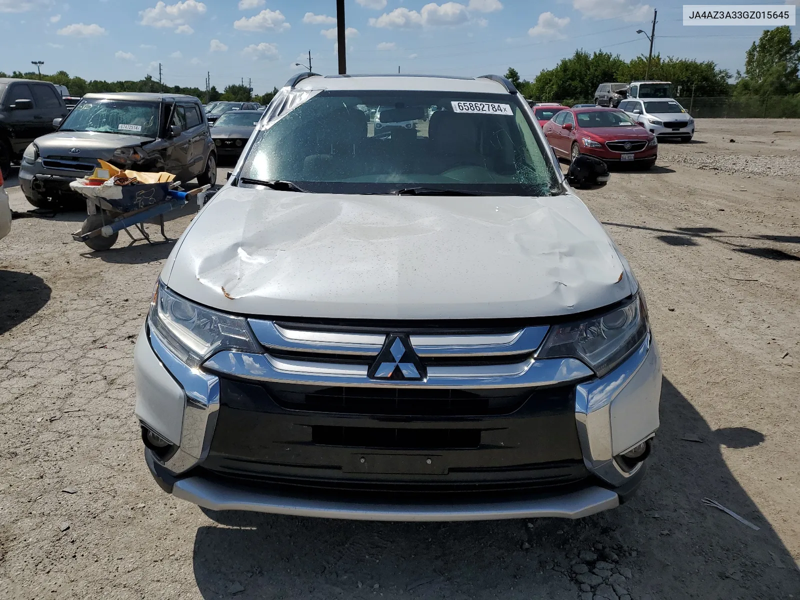 2016 Mitsubishi Outlander Se VIN: JA4AZ3A33GZ015645 Lot: 65862784