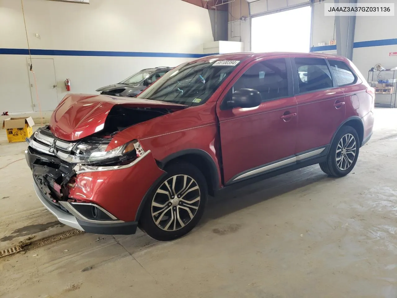 2016 Mitsubishi Outlander Se VIN: JA4AZ3A37GZ031136 Lot: 66100394