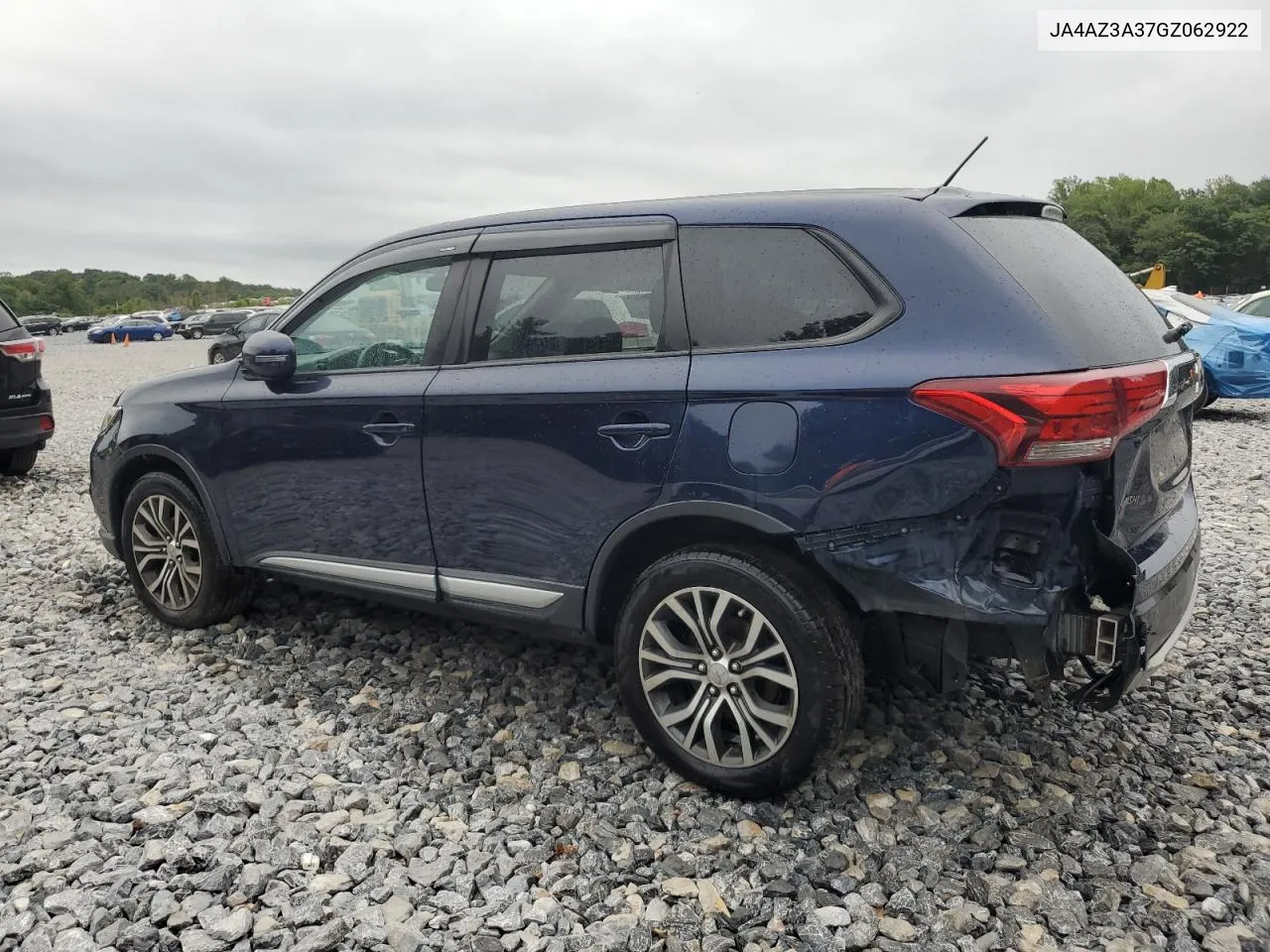 2016 Mitsubishi Outlander Se VIN: JA4AZ3A37GZ062922 Lot: 66371084