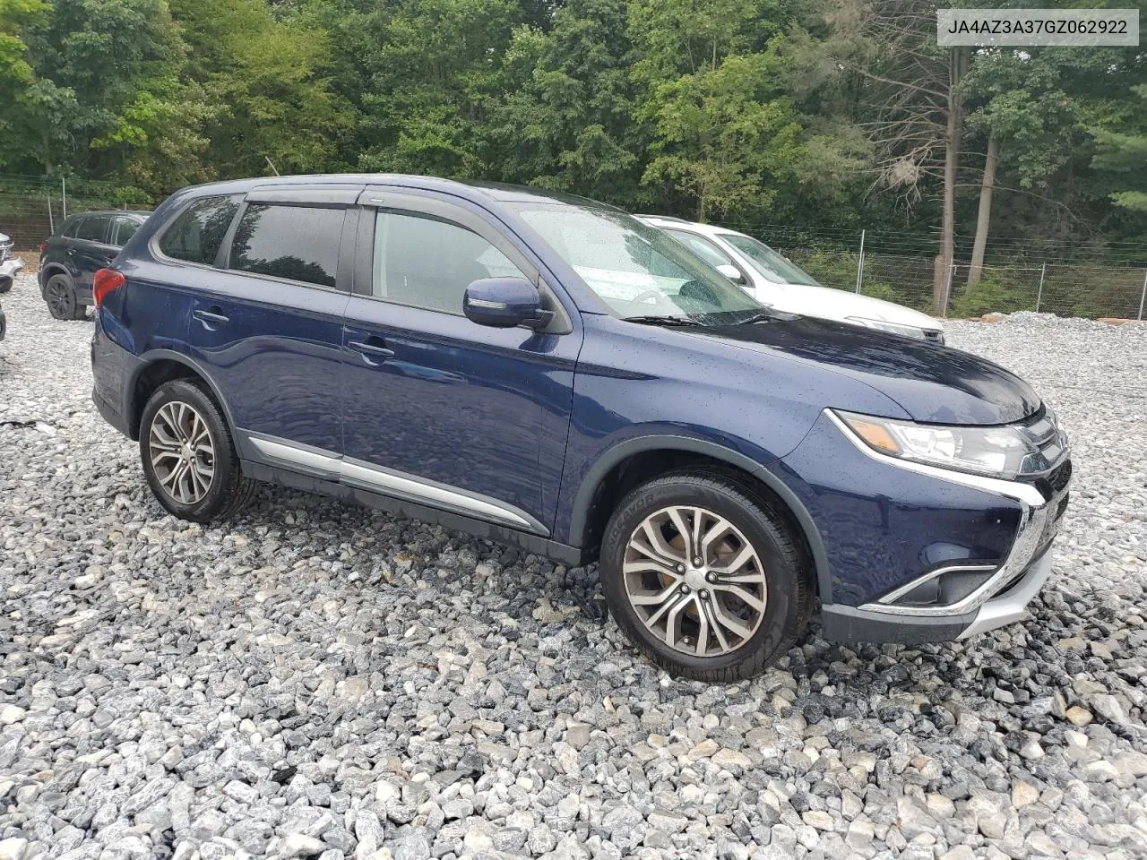 2016 Mitsubishi Outlander Se VIN: JA4AZ3A37GZ062922 Lot: 66371084