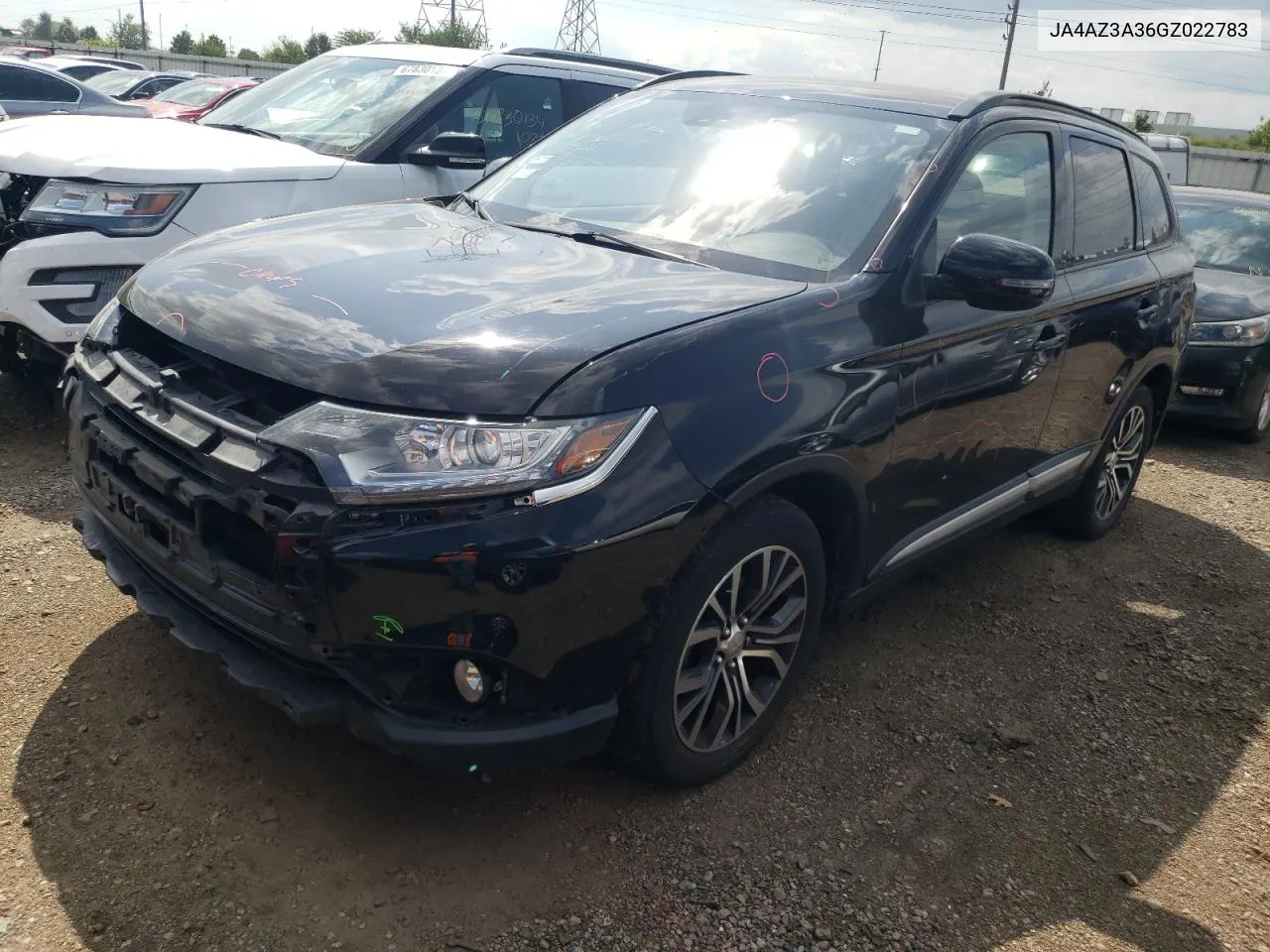 2016 Mitsubishi Outlander Se VIN: JA4AZ3A36GZ022783 Lot: 67081374