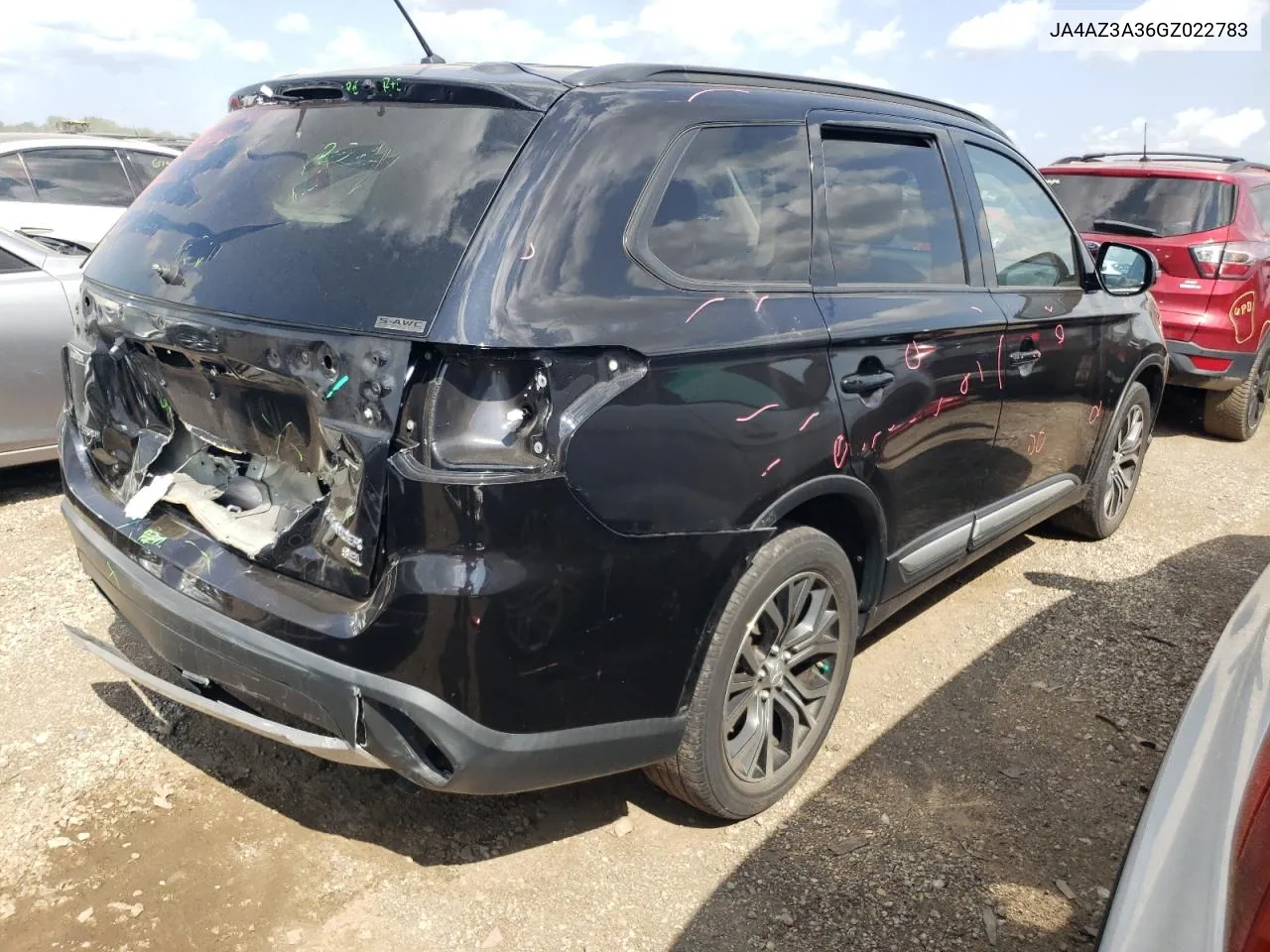 2016 Mitsubishi Outlander Se VIN: JA4AZ3A36GZ022783 Lot: 67081374