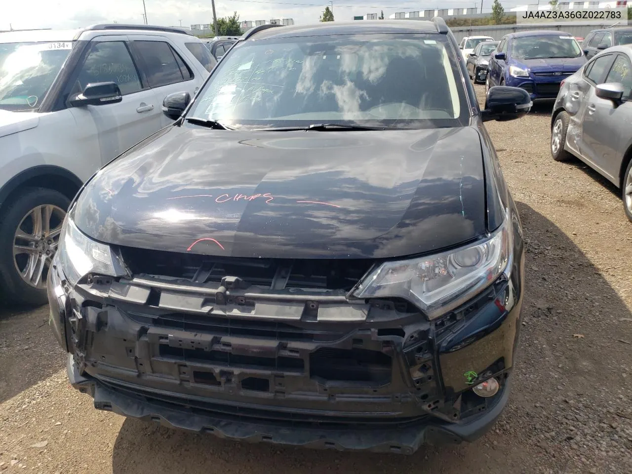 JA4AZ3A36GZ022783 2016 Mitsubishi Outlander Se