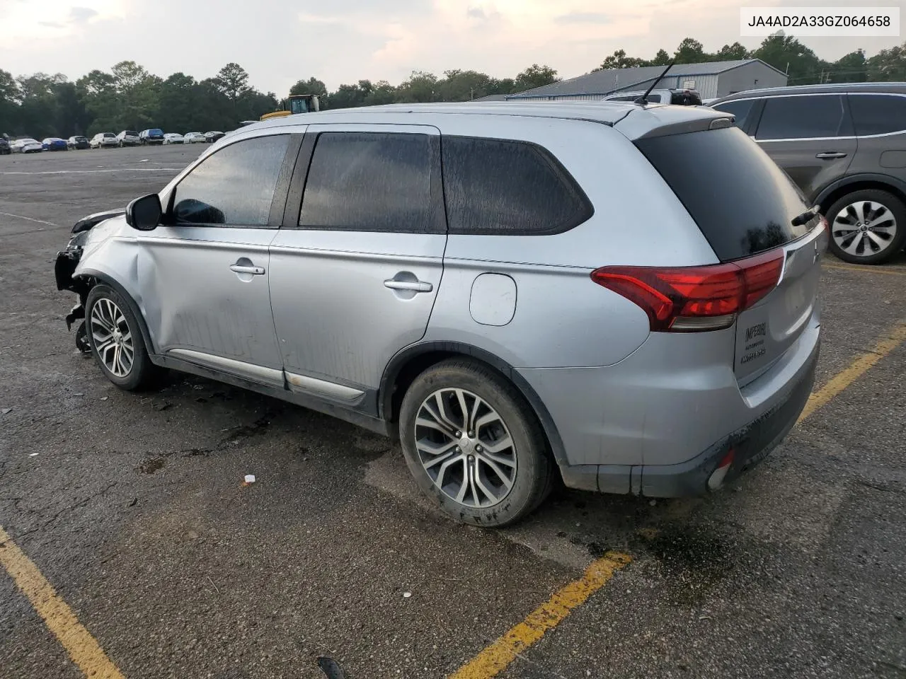 2016 Mitsubishi Outlander Es VIN: JA4AD2A33GZ064658 Lot: 67492324