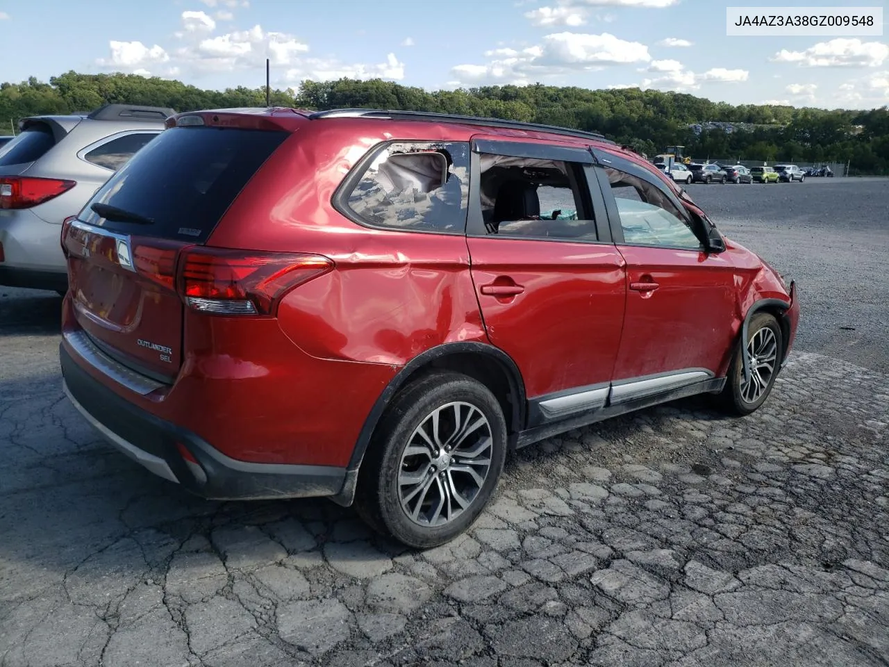 2016 Mitsubishi Outlander Se VIN: JA4AZ3A38GZ009548 Lot: 67881484