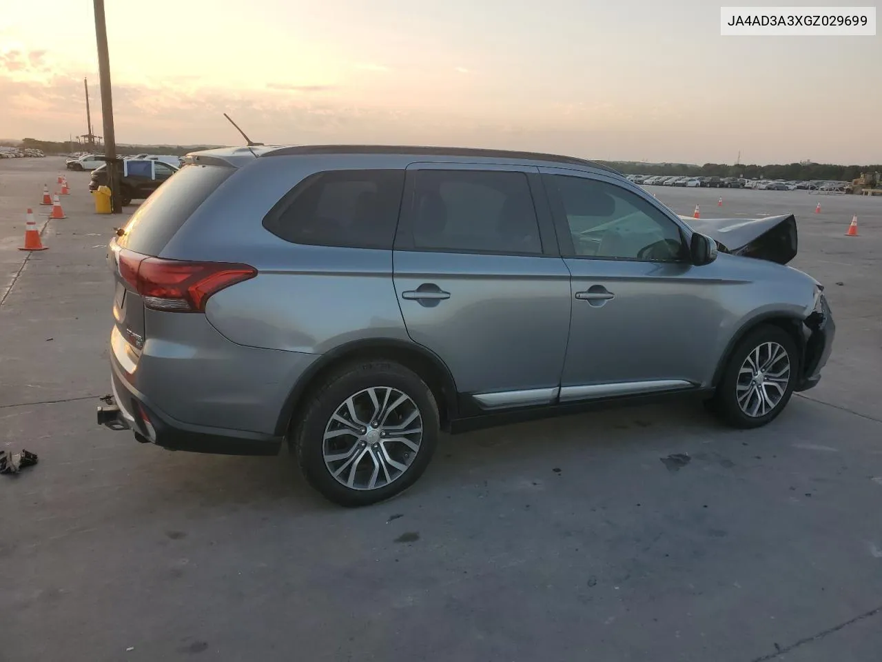 2016 Mitsubishi Outlander Se VIN: JA4AD3A3XGZ029699 Lot: 68409484