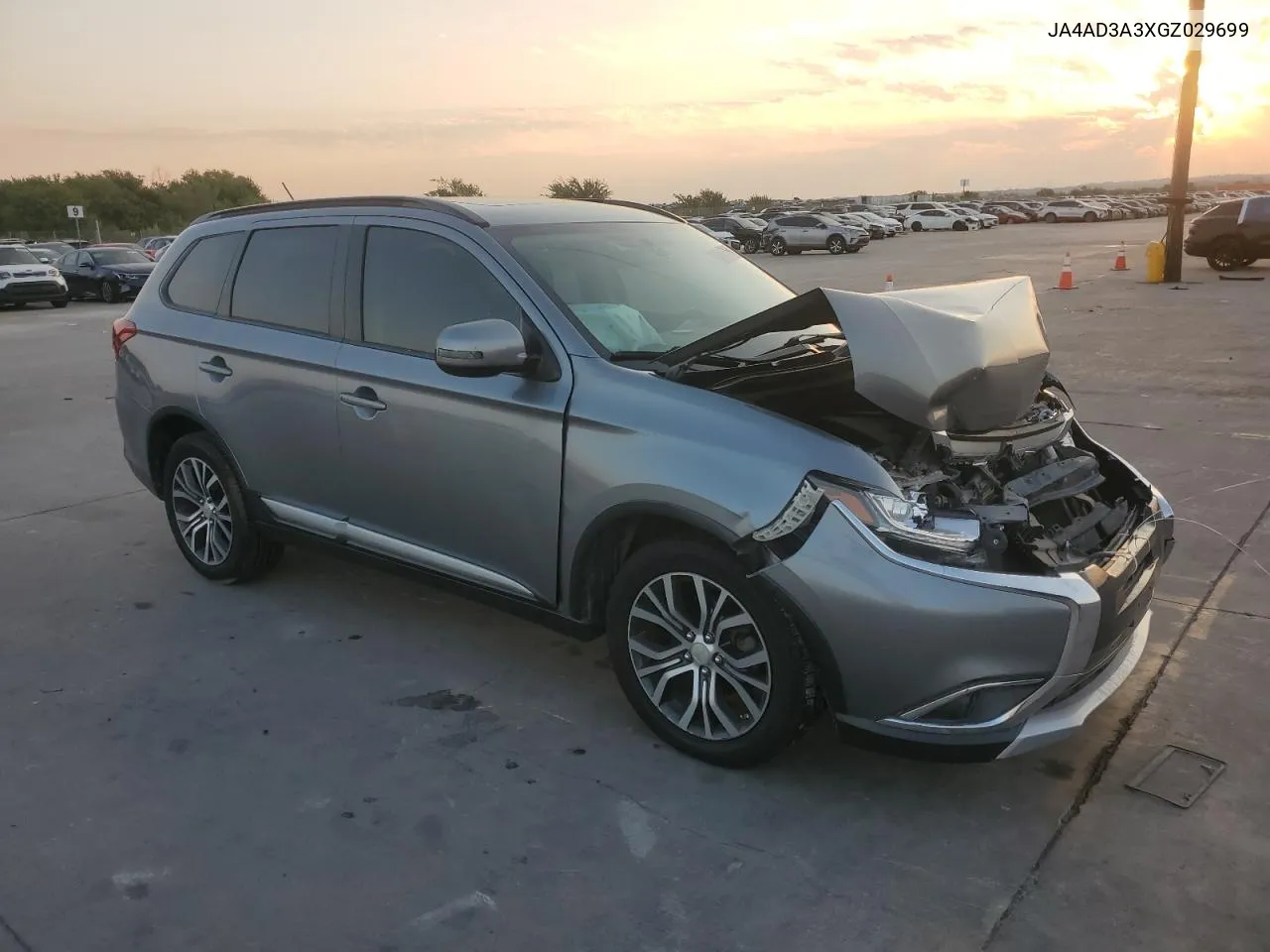 2016 Mitsubishi Outlander Se VIN: JA4AD3A3XGZ029699 Lot: 68409484