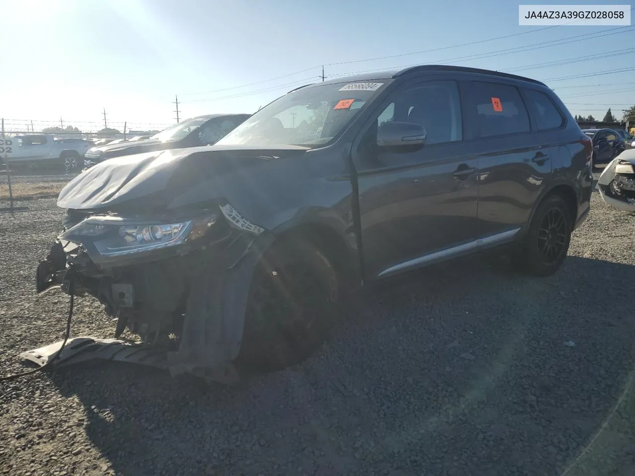 2016 Mitsubishi Outlander Se VIN: JA4AZ3A39GZ028058 Lot: 68586094